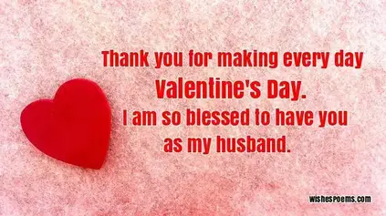 valentines day wishes for husband
